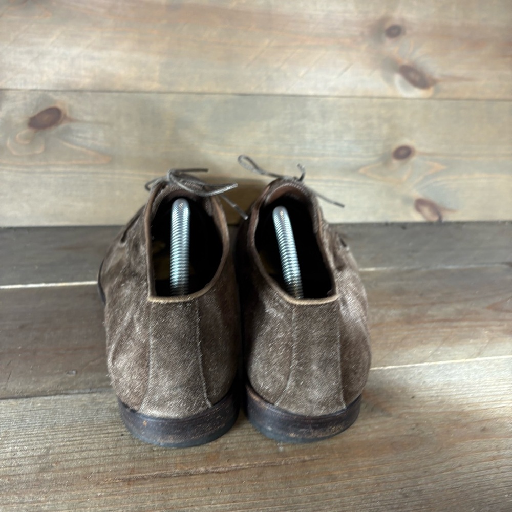 paul smith mens size 10 shoes brown suede comfort causal dress shoes - Picture 5 of 9